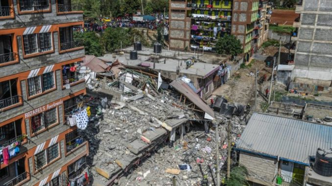 Scores Trapped As Eight-storey Building Collapses In Kahawa West