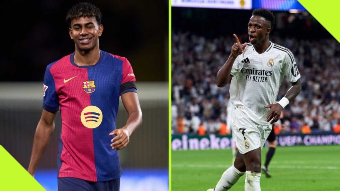 Sergio Aguero Picks Between Vinicius Jr and Lamine Yamal Ahead of El Clasico