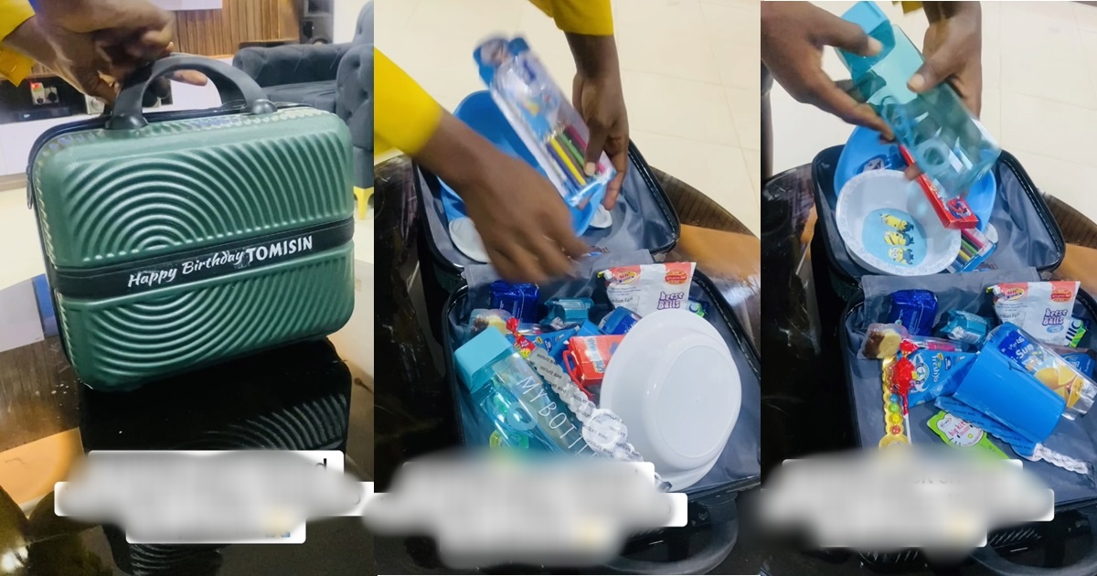 Sh0cked mother shares the birthday pack her son got in the recent economy (VIDEO)