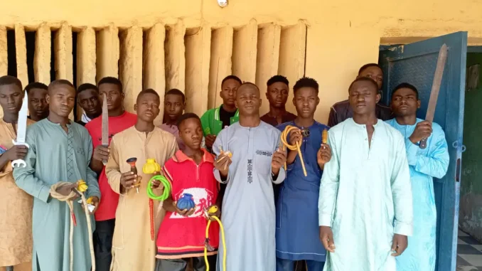 Sixteen suspects arrested for thuggery, possession of weapon by Niger Police