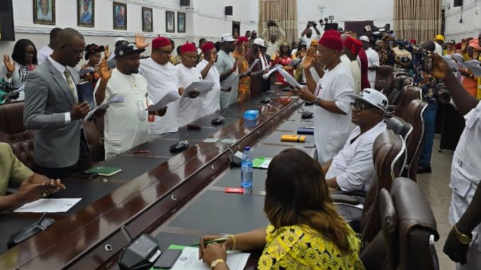 Soludo swears-in newly elected 21 LG chairmen