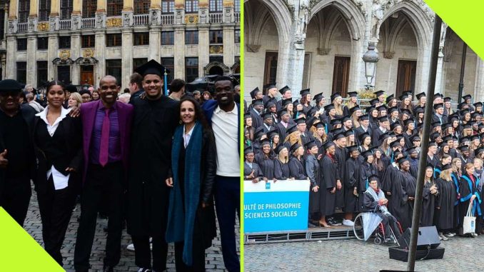 Son of Nigeria’s 1994 World Cup Star Bags Masters Degree From Brussels University