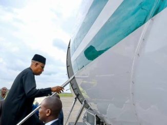 Strange object hits Vice President, Shettima’s Plane in US