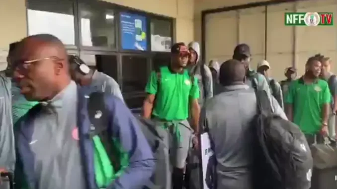 Super Eagles Land In Nigeria After ‘Horrific  Ordeal’ In Libya