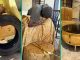 Talented Lady Who Uses Tyres to Make Fine Parlour Seats Goes Viral on TikTok, People React