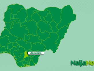 Map of Anambra State, Nigeria