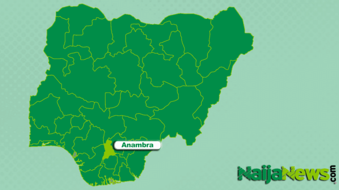 Map of Anambra State, Nigeria