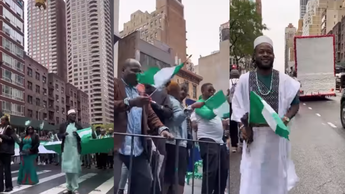 They are celebrating their escape - Reactions as video of how Nigerians abroad celebrated Independence anniversary surfaces