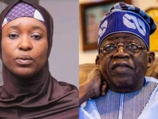 Aisha Yesufu and Tinubu