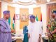 Tinubu Meets House Of Reps Speaker, Chief Of Defense Staff [Photos]