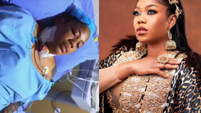 Toyin Lawani gives update on battle with spine disease