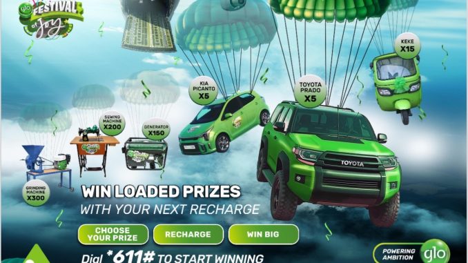 Toyota Prado, Kia cars up for grabs as Glo unveils Festival of Joy promo