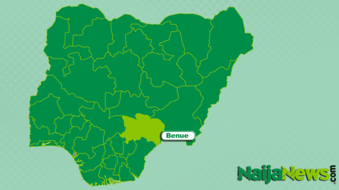 Map of Benue State, Nigeria