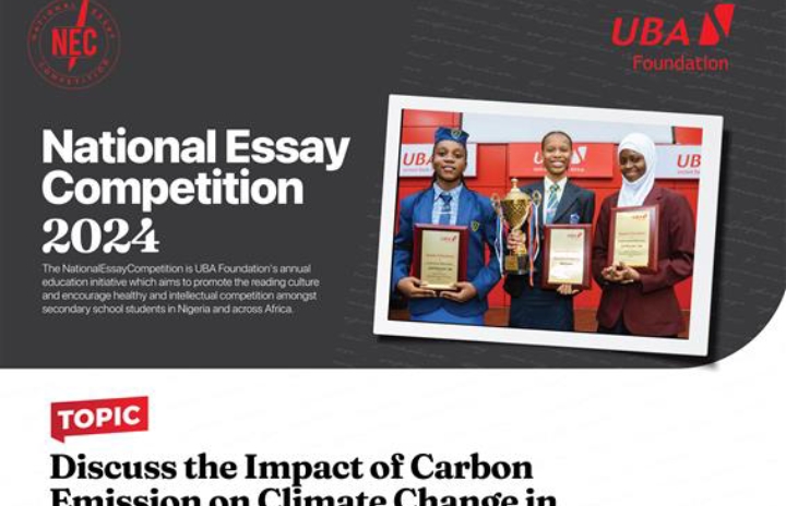 UBA Foundation announces 2024 National Essay Competition with double grant prize increase