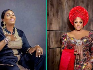 Veteran actress, Lola Idije reacts as Omoborty denies snatching husband from daughter