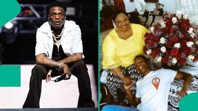 Video of Wizkid’s Mother Dancing on Stage Trends After He Dragged Davido’s Uncle: “I Don Laugh Tire”