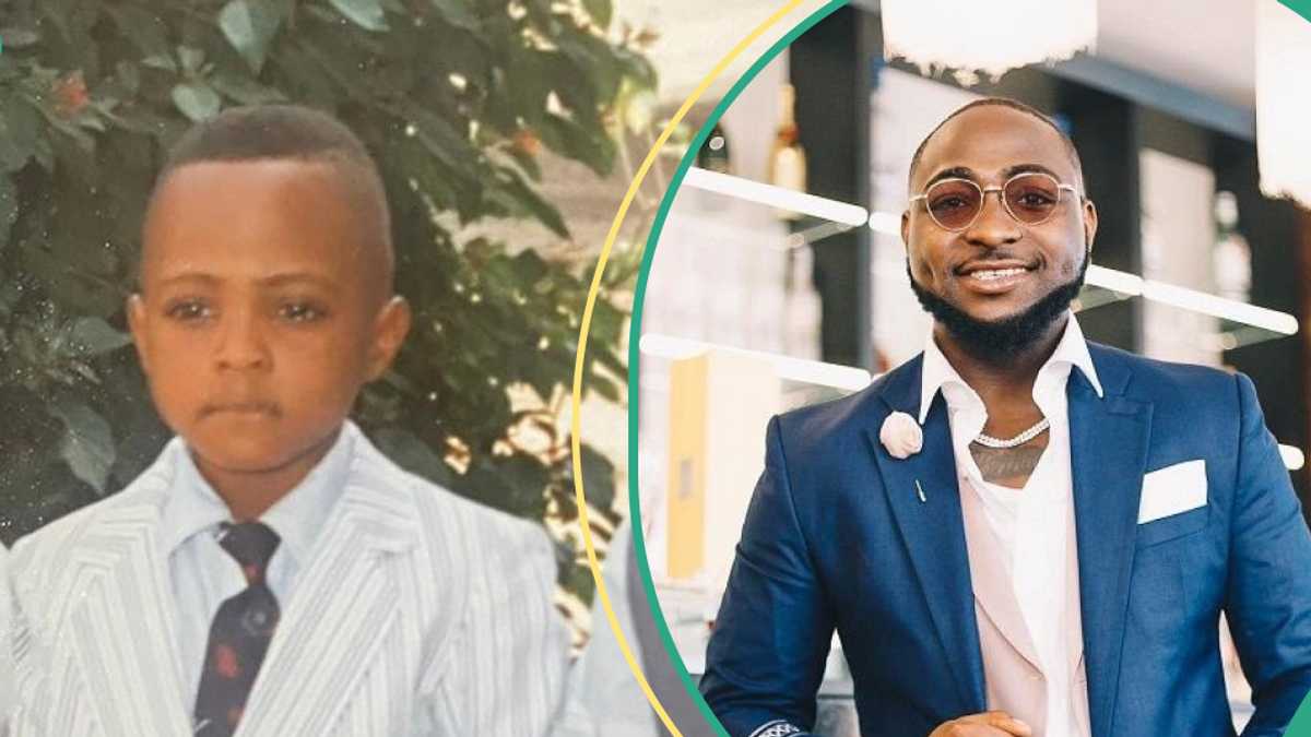 Video of Young Davido Flaunting Dad’s Lavish Garage Leaves Netizens Gushing: “Spoilt Kid”