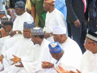 Watch Tinubu, Atiku, Saraki, Ganduje, Other Dignitaries Attend Goje's Daughters Wedding [Video]