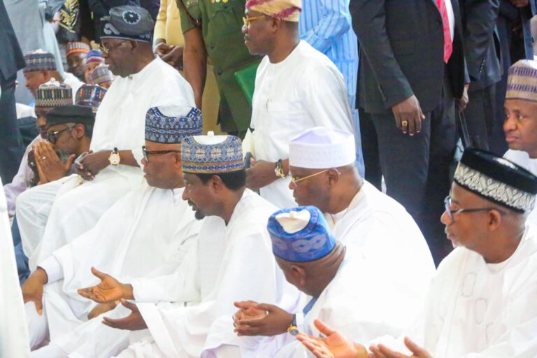 Watch Tinubu, Atiku, Saraki, Ganduje, Other Dignitaries Attend Goje's Daughters Wedding [Video]