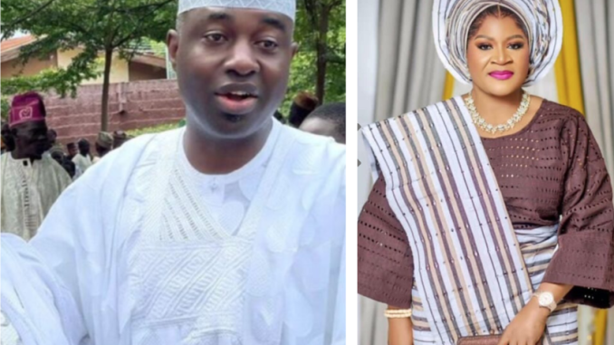 Why I did not celebrate my first wife, Olufunsho on social media - Mercy Aigbe's husband spills