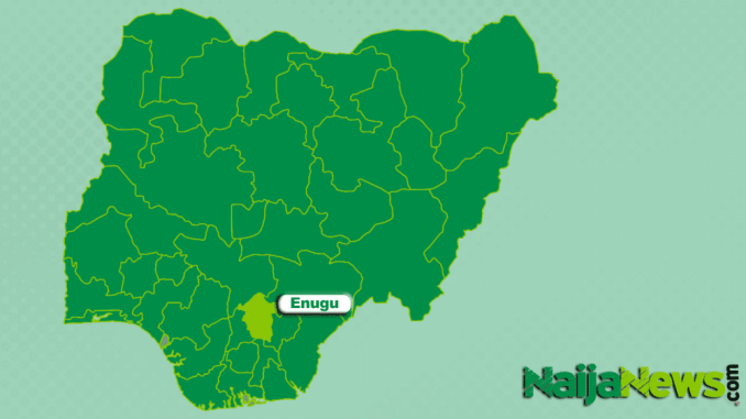 Map of Enugu State, Nigeria