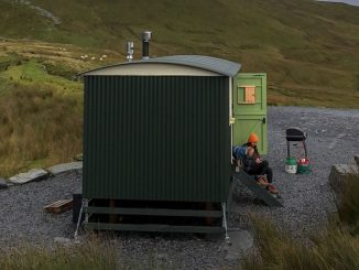 You can stay on a former slate mine with glamping tents, shepherd's huts and a revamped hotel is set to open next year