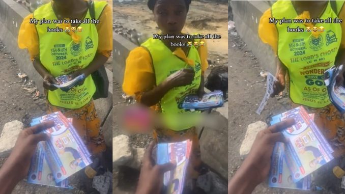 "You mean am?" – Preacher asks as man collects fliers for both his nuclear and extended family (WATCH)