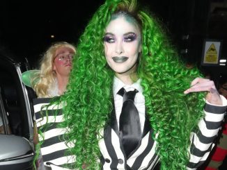 Jade Thirlwall and Paloma Faith wow in costumes as they arrive at Maya Jama's annual Halloween party