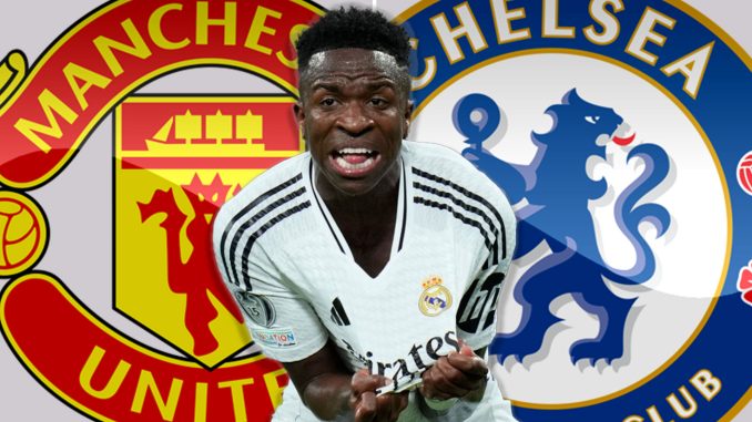 Man Utd and Chelsea 'line up stunning Vinicius Jr transfer swoop' after Real Madrid star snubs talks over new contract