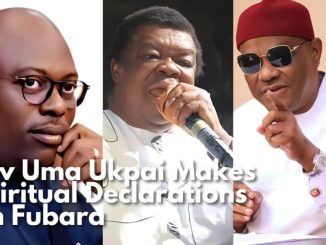 Watch As Rev Uma Ukpai Makes Spiritual Declaration On Fubara