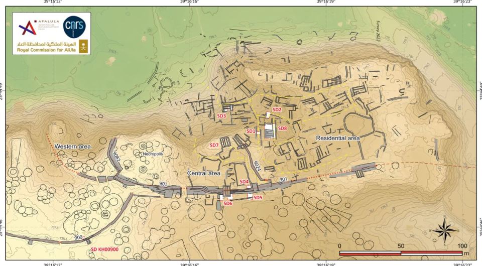 French archaeologist Guillaume Charloux, in collaboration with Saudi researchers, unearthed the al-Natah settlement near the Khaybar Oasis