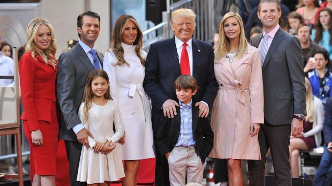 How many grandchildren does Donald Trump have?