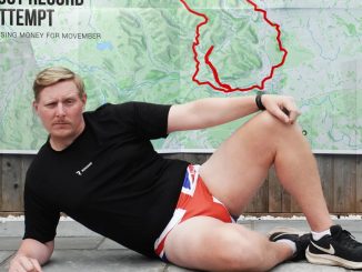 Dad is running to create the largest GPS picture of a bloke’s privates