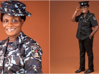 Son celebrates mother’s retirement from Nigeria Police, praises her integrity