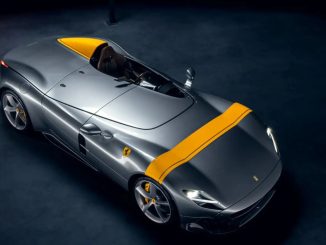 Streamlined one-seater Ferrari complete with carbon fibre helmet & goggles hits auction for an eye-watering sum