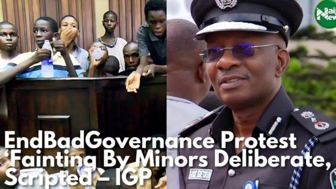 #EndBadGovernance: Fainting By Minors Deliberate, Scripted – Police