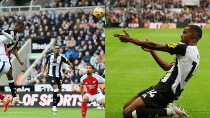 Arsenal’s title hopes stumble as Isak’s header secures 1-0 win for Newcastle