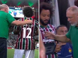 ‘I’ve never seen anything like this' - Boss pushes Marcelo back to bench after Brazil legend REFUSES his pre-sub tactics