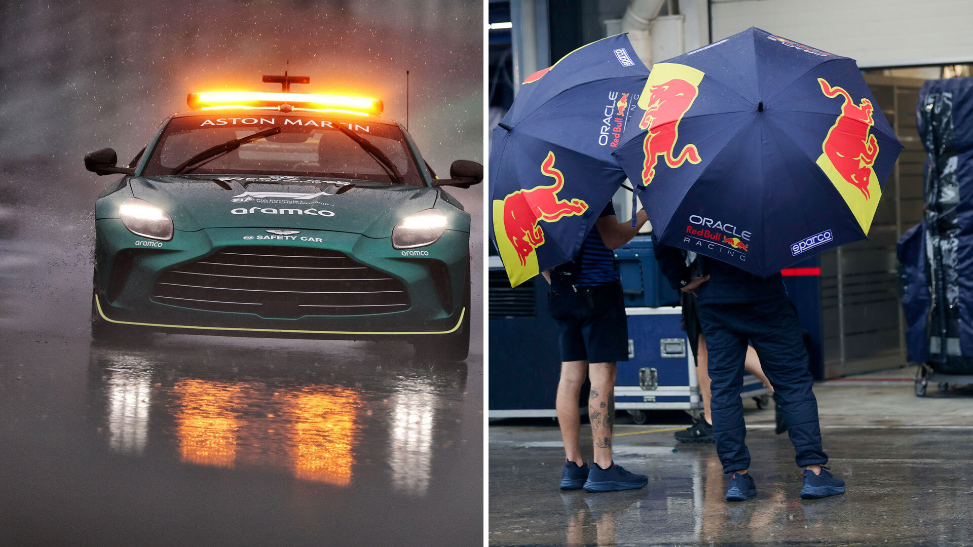 Formula 1 chaos as Brazilian GP qualifying POSTPONED due to heavy rain with drenched fans left waiting for hours