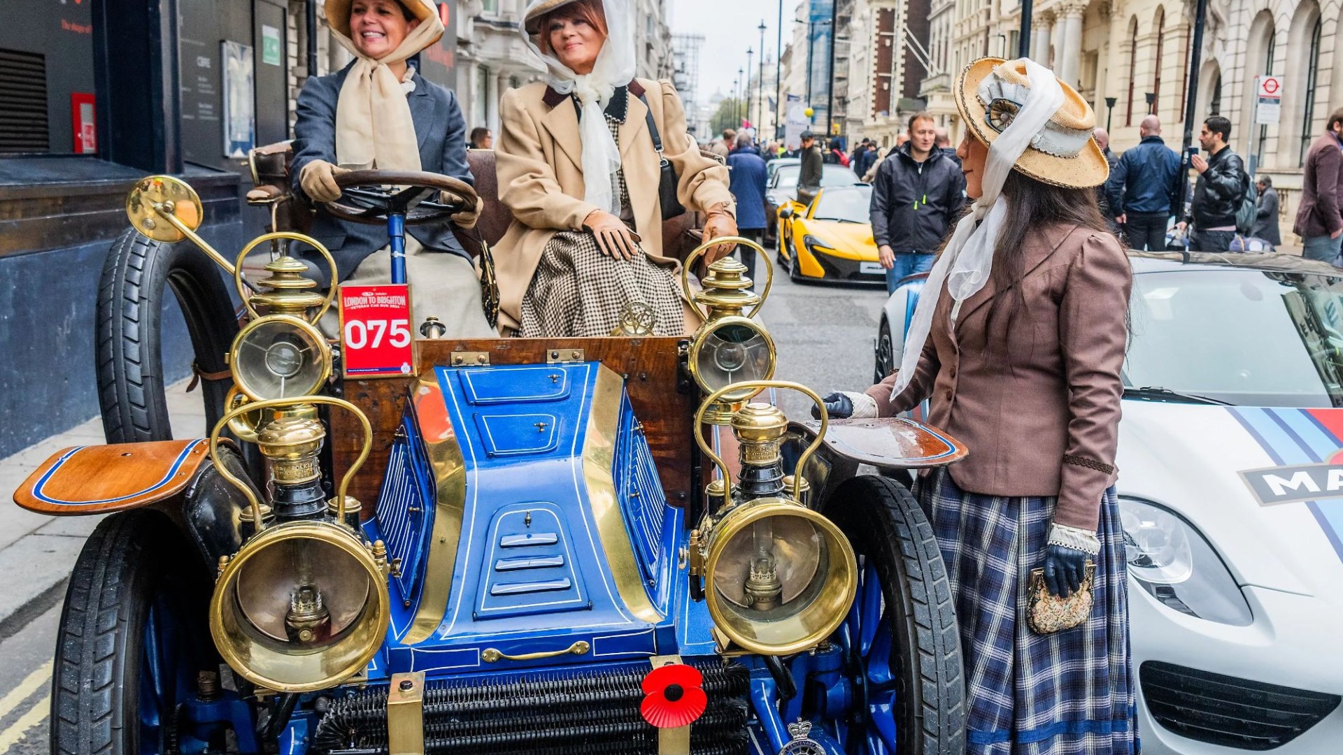 Vintage car enthusiasts bring touch of Chitty Chitty Bang Bang magic to the road with their 1091 Mors