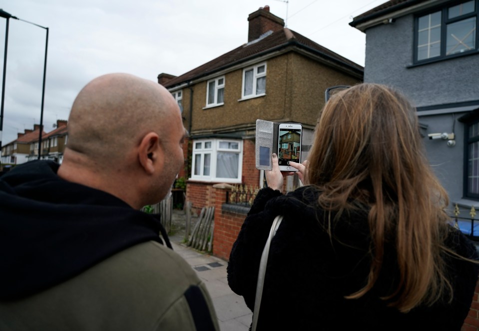 Kate Fortune and Nicos Aoennou drove half an hour to see the house for themselves