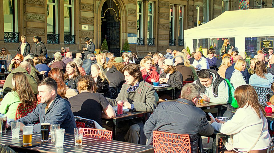 Glasgow's beer gardens might be busy heading into the winter monthd