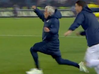 Jose Mourinho hilariously fails with knee-slide celebration after ex-Man Utd flop scores 102nd-minute Fenerbahce winner