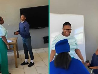 Bold Schoolboy Proposes to His Teacher in Front of Class, Video Generates Mixed Reactions