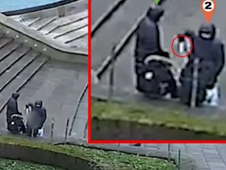 Chilling moment killer stalks innocent boy, 17, just seconds before stabbing him in heart in case of mistaken identity