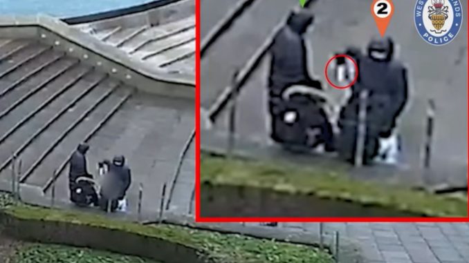 Chilling moment killer stalks innocent boy, 17, just seconds before stabbing him in heart in case of mistaken identity