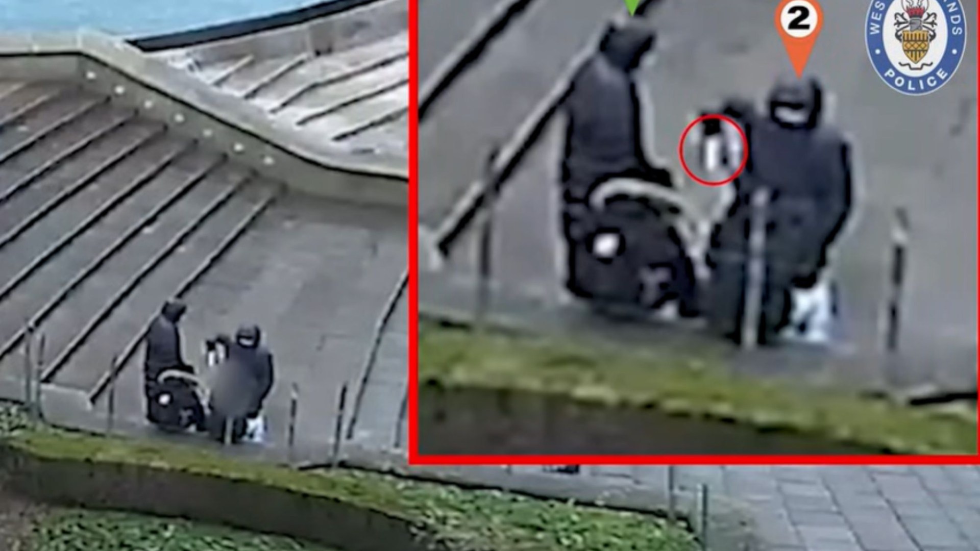 Chilling moment killer stalks innocent boy, 17, just seconds before stabbing him in heart in case of mistaken identity