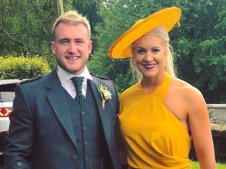 Who is Stuart Hogg's wife Gillian Smith?