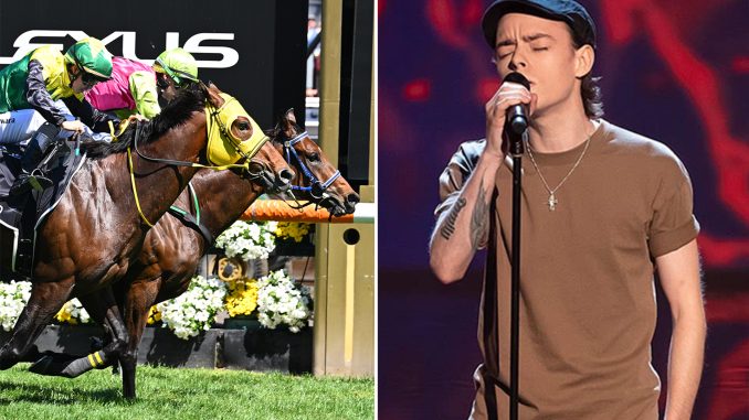 Jockey who lives double life as TV singer on BBC show wins Melbourne Cup on 100/1 shot in incredible photo finish