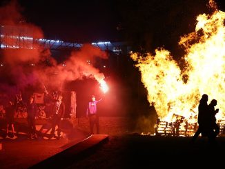 Police swarm Glasgow & Edinburgh streets as gangs of yobs aim fireworks at cars amid Bonfire Night chaos